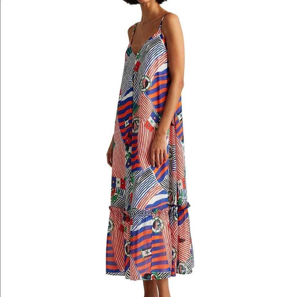 Lauren Ralph Lauren Nautical Maxi Swing Dress